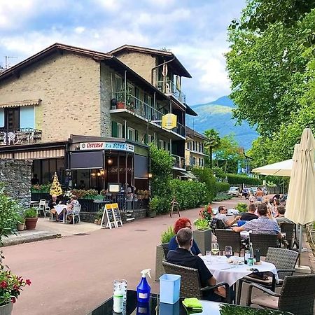 Osteria La Riva Hotel Minusio Екстериор снимка